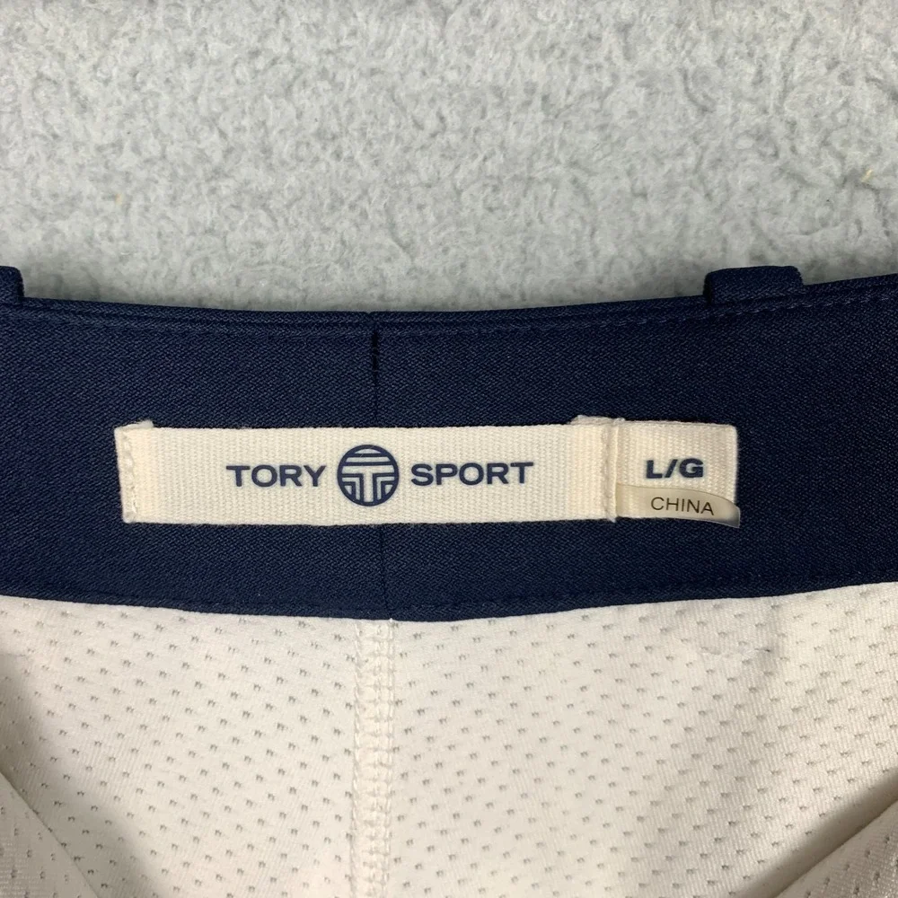 Tory Burch Sport Skirt Women's Large L Performance Golf Tennis Blue/White